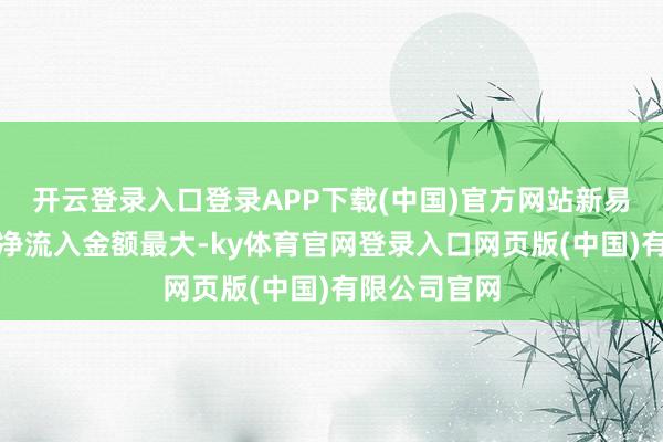 开云登录入口登录APP下载(中国)官方网站新易盛主力资金净流入金额最大-ky体育官网登录入口网页版(中国)有限公司官网